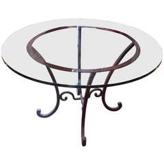 Round Wrought Iron Table Base Round Wrought Iron Table Base