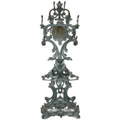 Antique Victorian Cast Iron Hall Tree