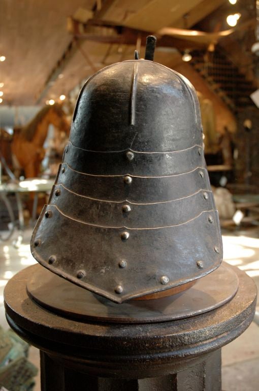 English Civil War Parliamentary Helmet For Sale 1