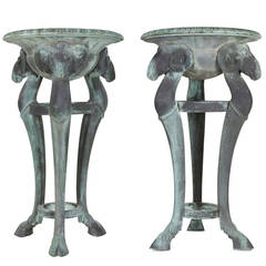 Bronze Planters or Urns