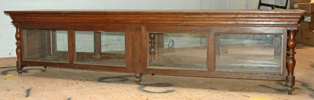French Oak Display Case For Sale 4