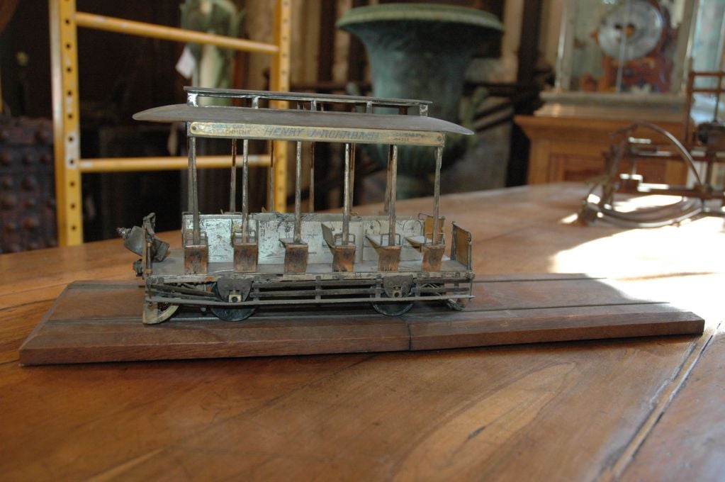 Brass Exceptional San Francisco Cable Car Model For Sale