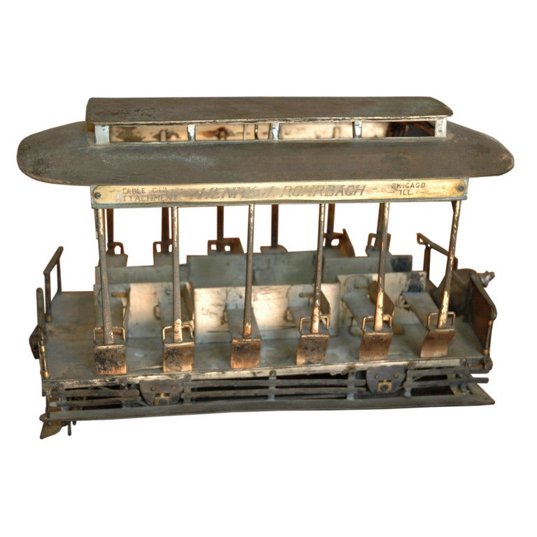 Exceptional San Francisco Cable Car Model For Sale