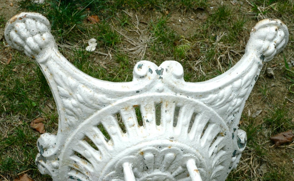 Garden Set of Six Chairs and Table at 1stdibs