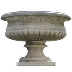 Pair of Large Italian Hand-Carved Urns 10