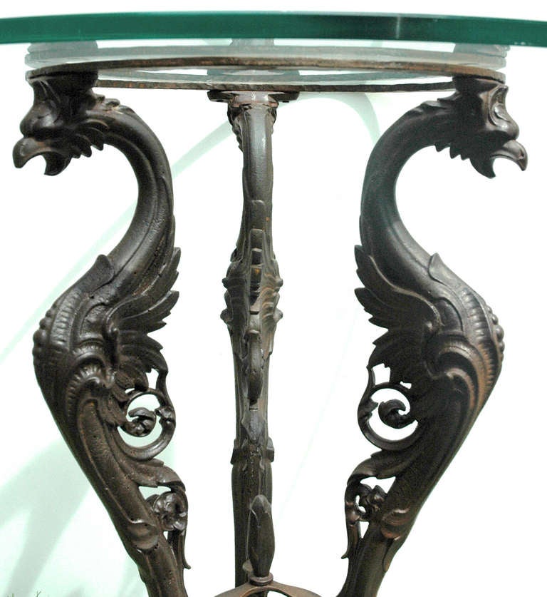 Cast Iron Griffin Table 1