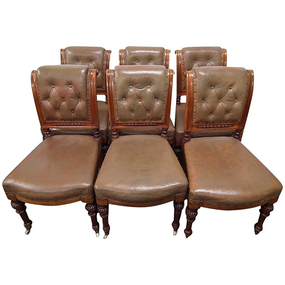 Rare Set of Twenty-Four 19th Century Dining Chairs of the Finest Quality