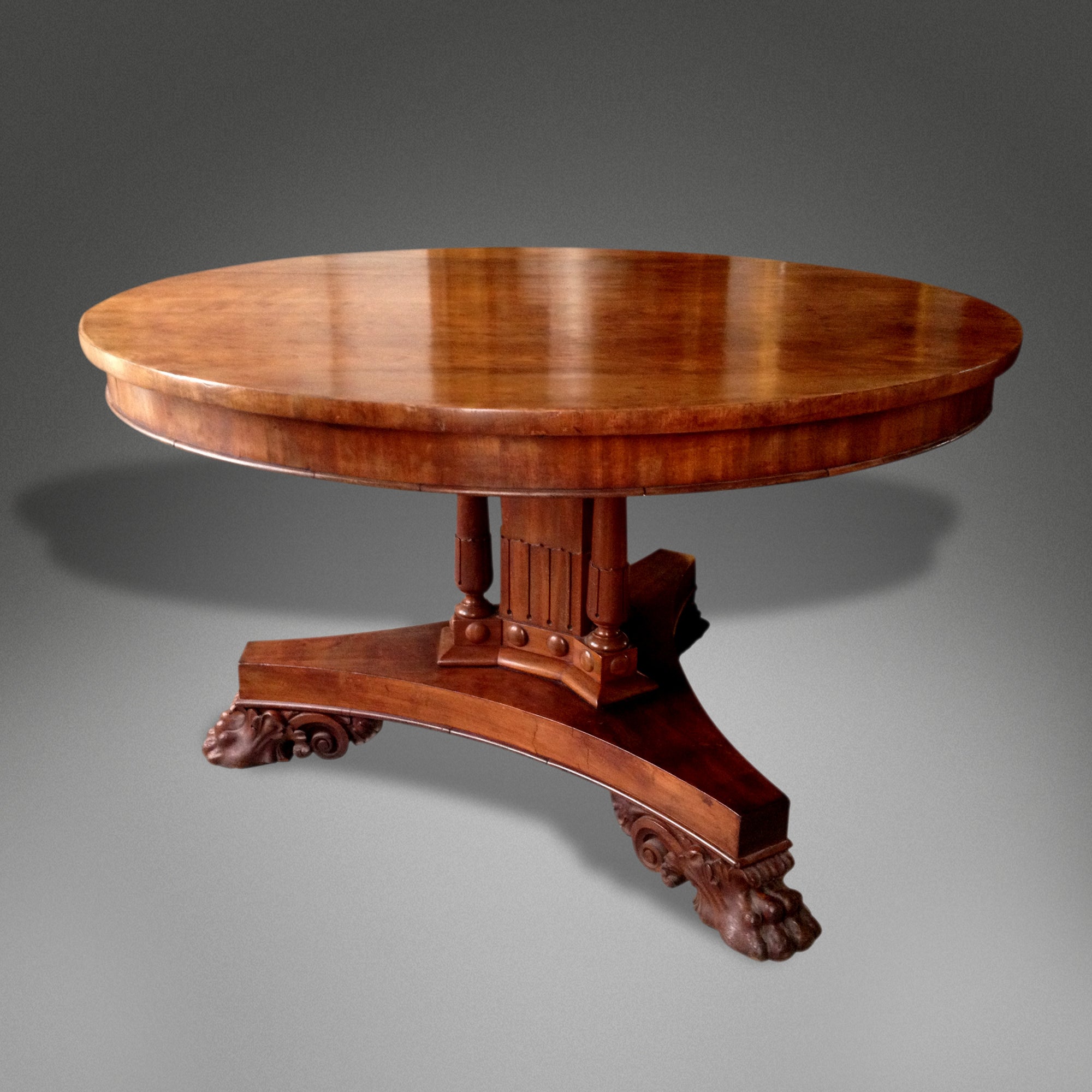 A Very Good Quality Regency Period Mahogany Centre Table For Sale