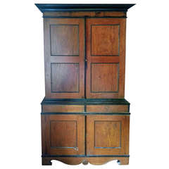 Fine Quality Solid Satinwood and Ebony Cabinet - Anglo Ceylonese 18th Century