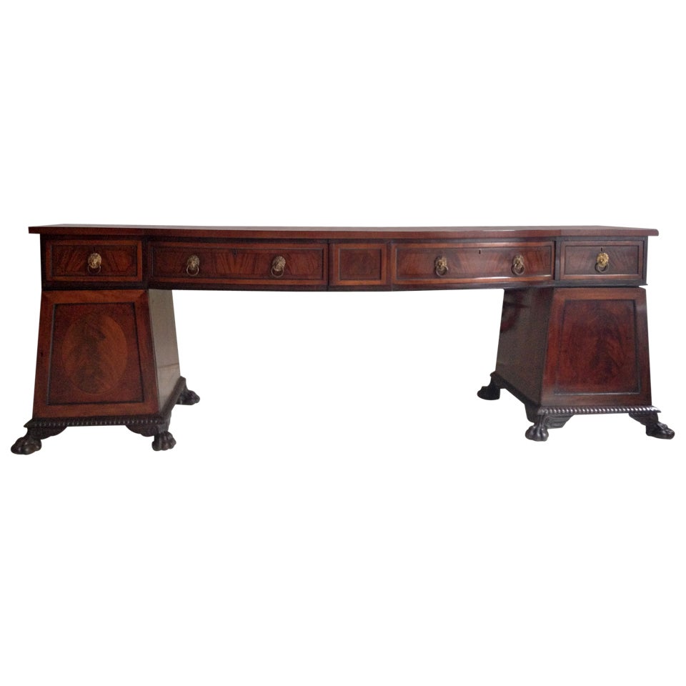An Exceptionally Large Regency Sideboard  For Sale