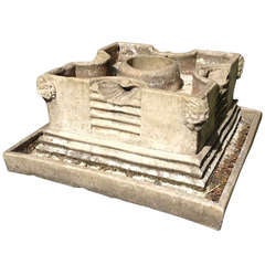 A Marble Resin Copy of A Roman Water or Wine Fountain