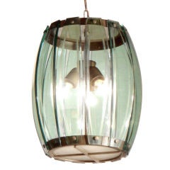 A Glass Hanging Lamp