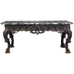 18th Century Irish Mahogany Console Table