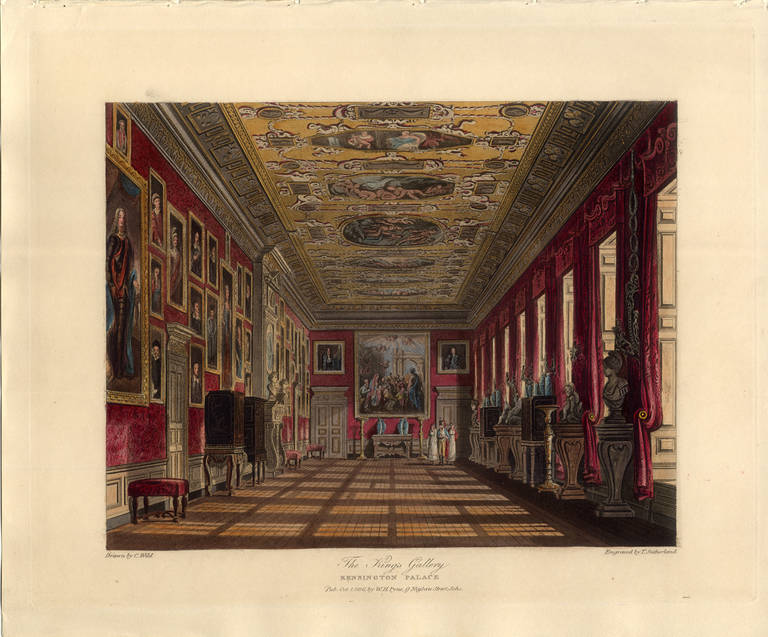 Set of 100 Hand-Painted Royal Palace Interiors, by William Henry Pyne