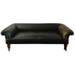 19th c. Leather Sofa