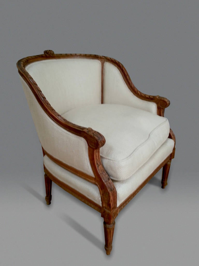 18th century style Italian armchair.