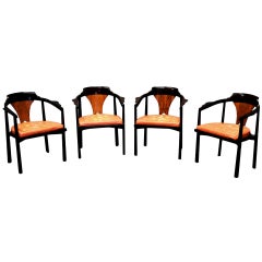 Set of Four "D" Dunbar Chairs