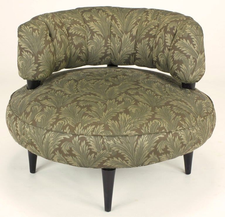 American Pair 1940sArt Deco Lounge Chairs By Carson Pirie Scott