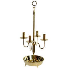 Large Tommi Parzinger Brass Candelabra for Dorlyn 11