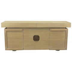 Driftwood Mahogany Eight-Drawer Chest in the Style of James Mont 6