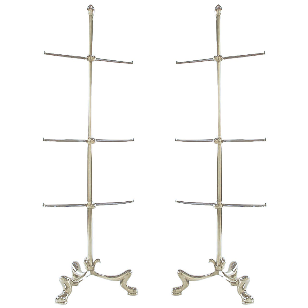 French Art Nouveau Glass Towel Bar Rail from the 1920s at 1stDibs