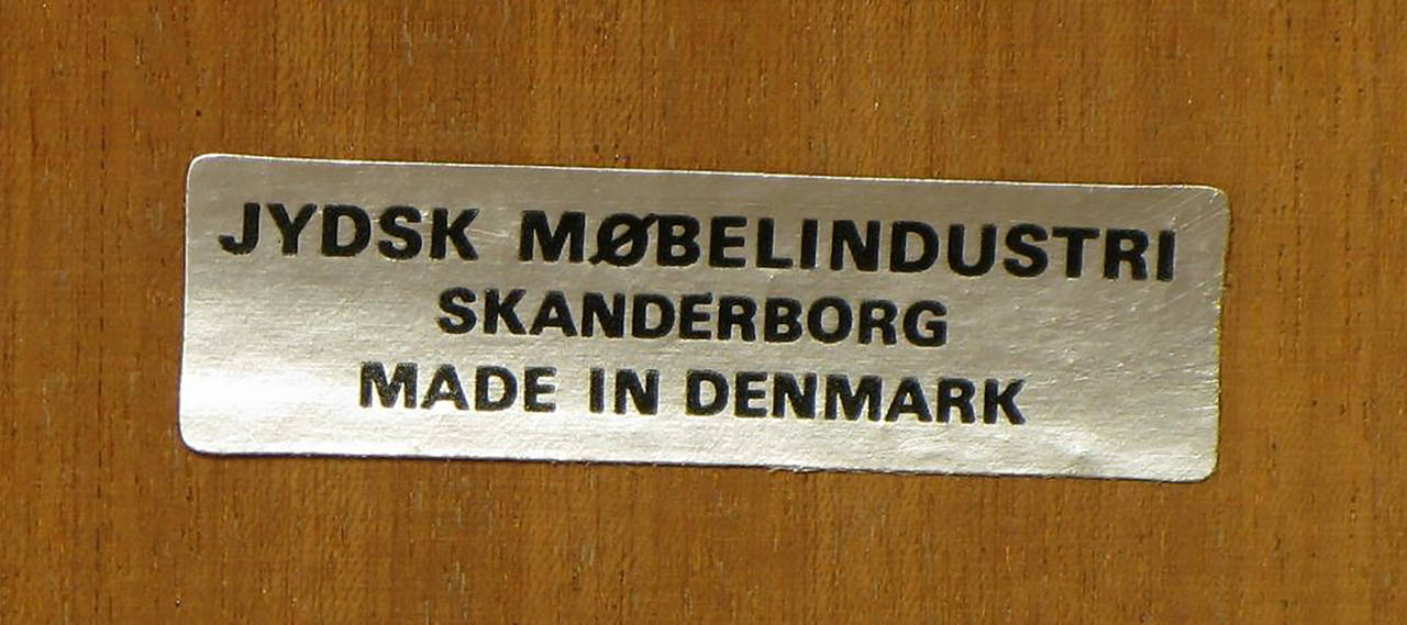 Jydsk Mobelindustri Modern Teak Wood Sideboard 4
