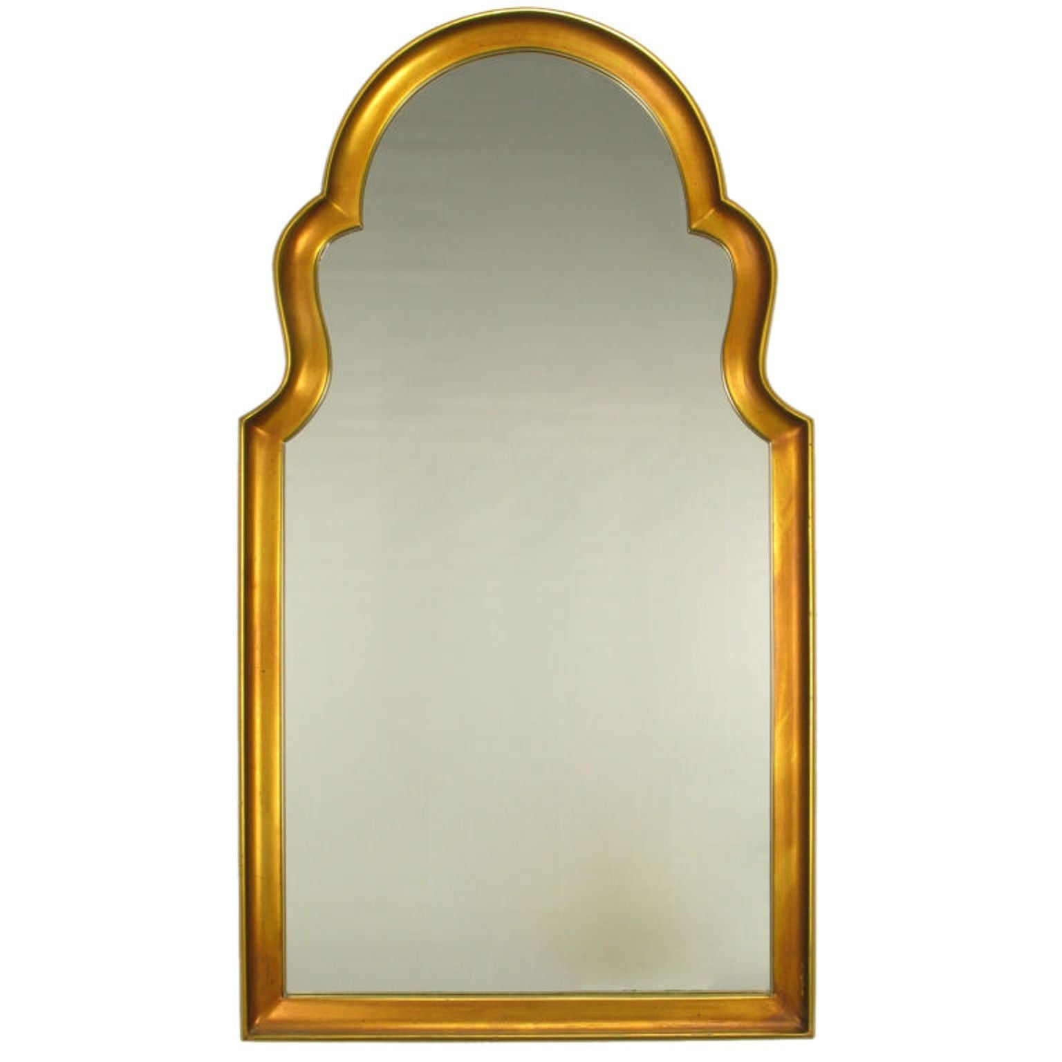 Miroir de style mauresque en bois doré et gesso