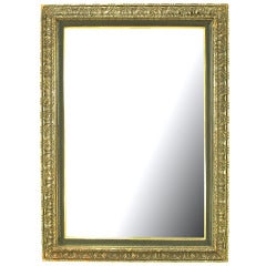 Carved & Gilt Wood Egyptian Style Wall Mirror 2