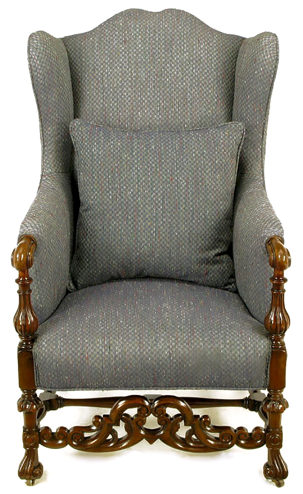 wood wing chair