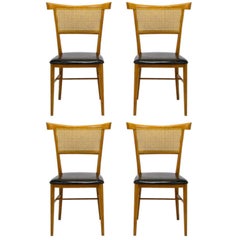 Four Paul McCobb Maple Perimeter Group Dining Chairs