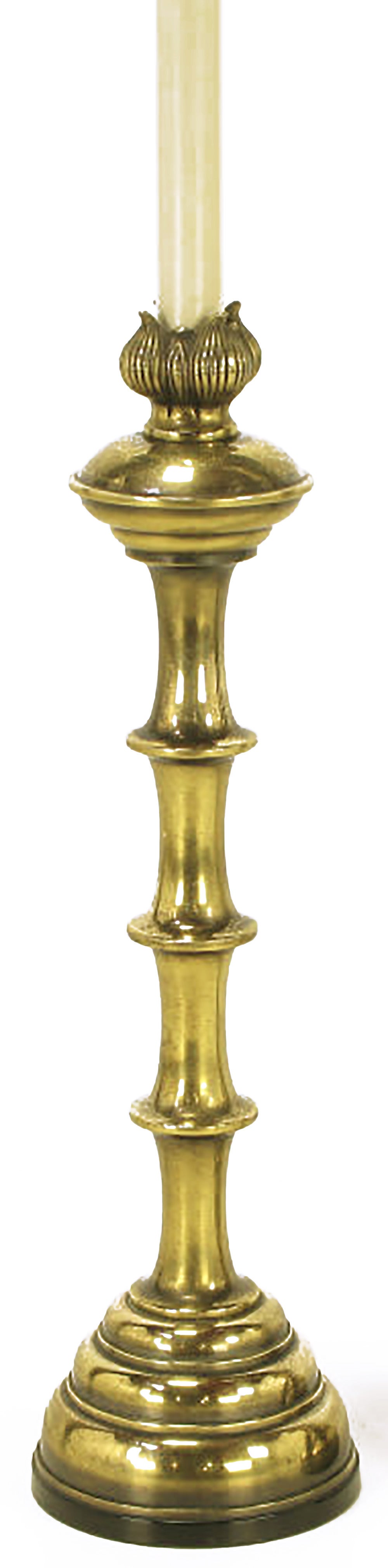 stiffel solid brass table lamps