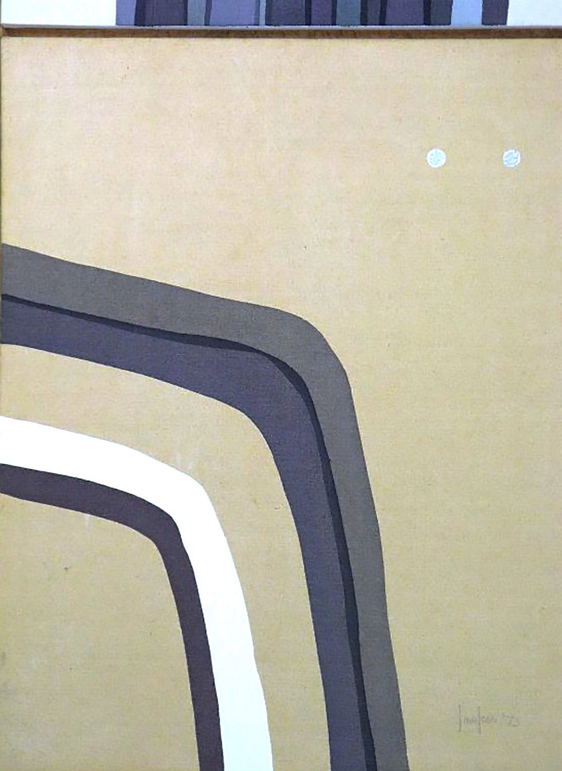 Gran cuadro expresionista abstracto de los años 70 pintado por Lawless en Excelente estado para la venta en Chicago, IL