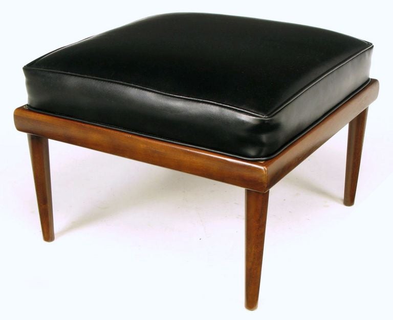 Milo Baughman Walnut Lounge Chair & Ottoman 5
