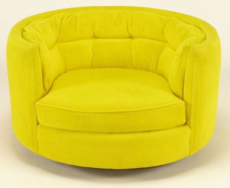 canary yellow chair