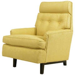 Edward Wormley For Dunbar Tall Back Lounge Chair
