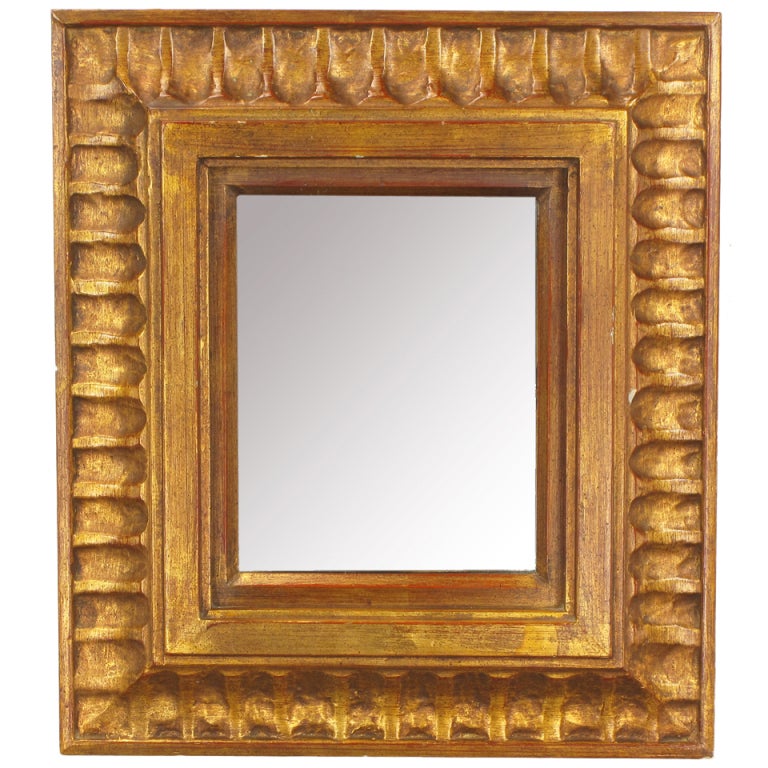 La Barge Spanish Revival Carved Gilt Wood Mirror La Barge Spanish Revival Carved Gilt Wood Mirror For