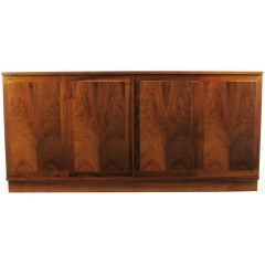 Honduran Rosewood Book-Matched Four-Door Cabinet 9