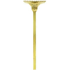 Chapman Lighting Brass Empire Style Wall Mounted Torchiere 9