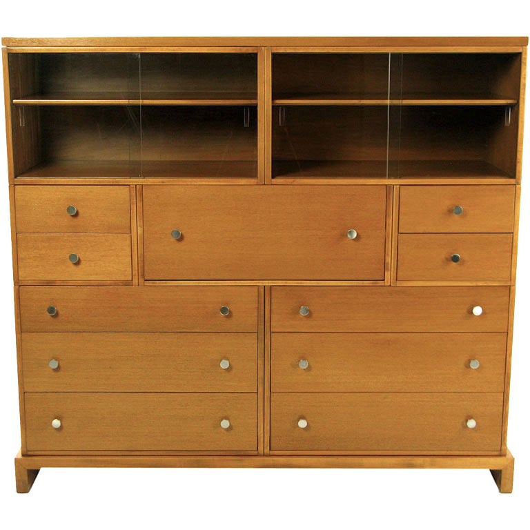 1940s Widdicomb Mahogany Bookcase Secretary For Sale At 1stdibs