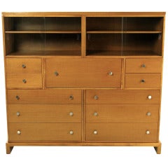 1940s Widdicomb Mahogany Bookcase Secretary 5