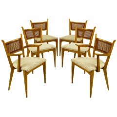 Set Six Edmond Spence Swedish Dining Chairs 3