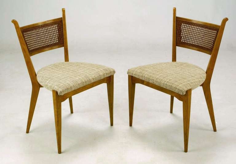 Set Six Edmond Spence Swedish Dining Chairs In Good Condition For Sale In Chicago, IL