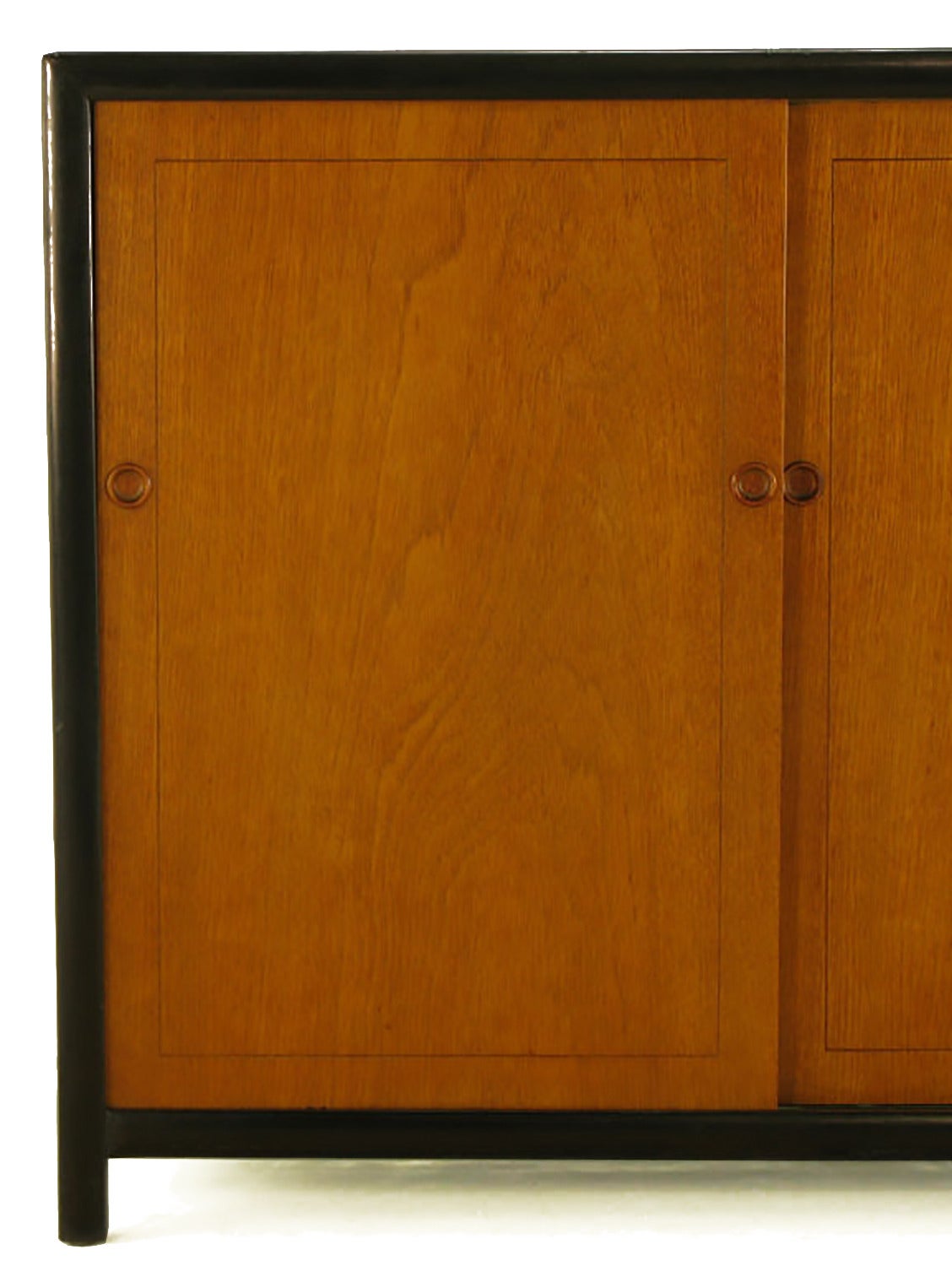 Michael Taylor for Baker New World Mahogany Cabinet In Good Condition For Sale In Chicago, IL