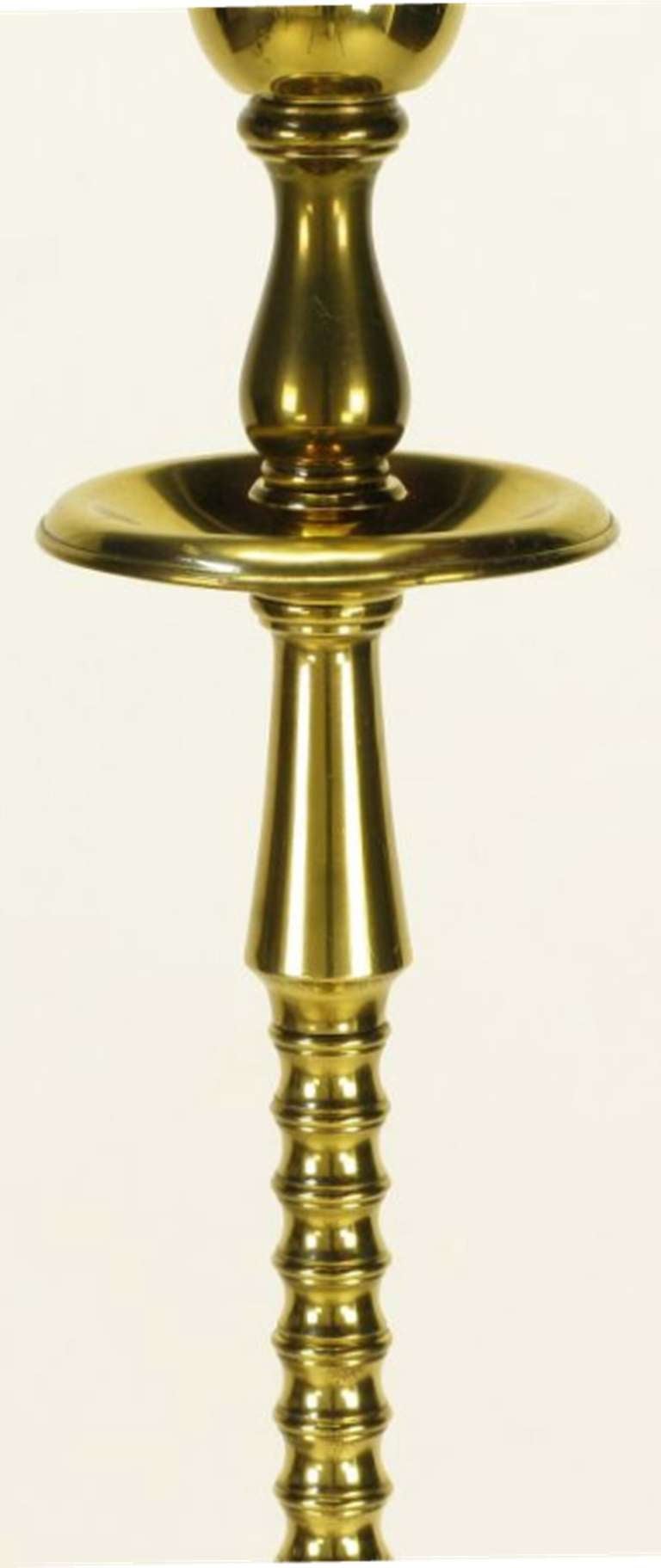 solid brass floor lamp