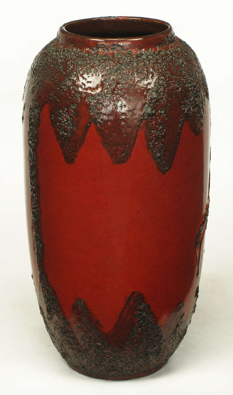 lava glaze pottery