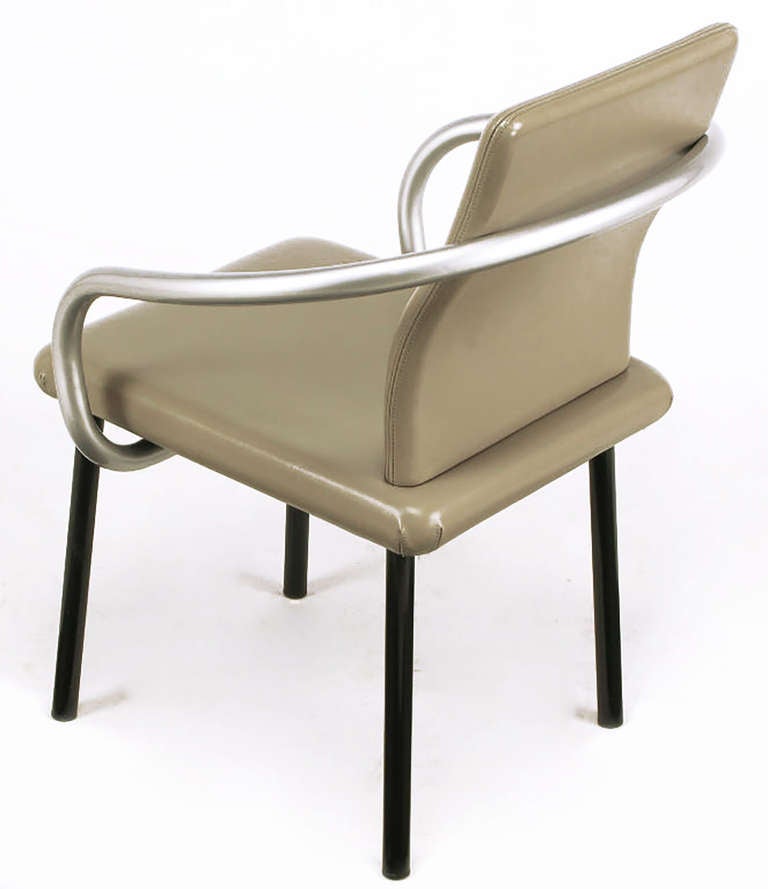 20th Century Six Ettore Sottsass Mandarin Chairs For Knoll
