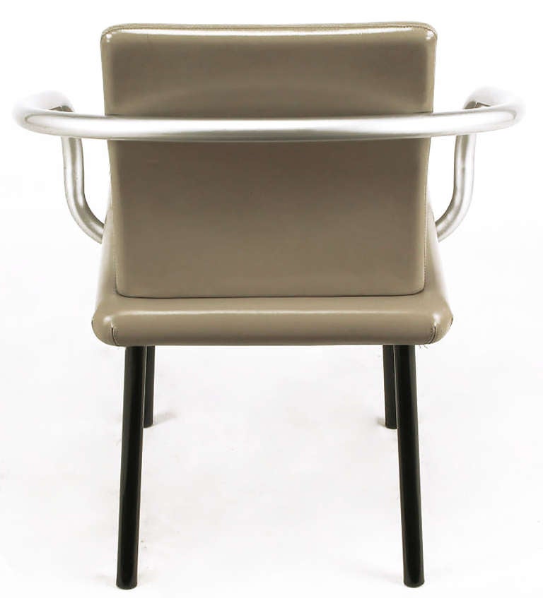 Enamel Six Ettore Sottsass Mandarin Chairs For Knoll