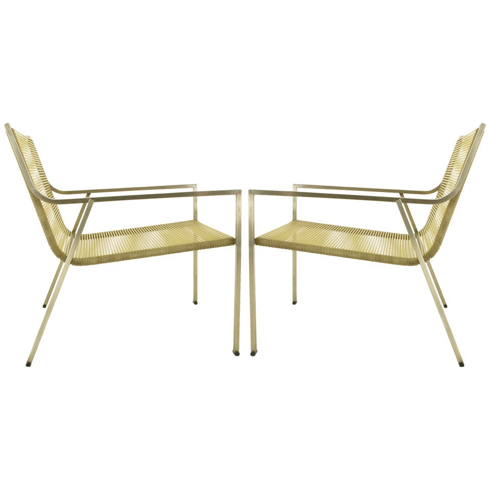 Pair of Giandomenico Belotti "Spaghetti" Lounge Chairs