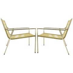 Pair of Giandomenico Belotti "Spaghetti" Lounge Chairs