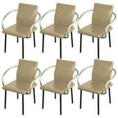 Six Ettore Sottsass Mandarin Chairs For Knoll